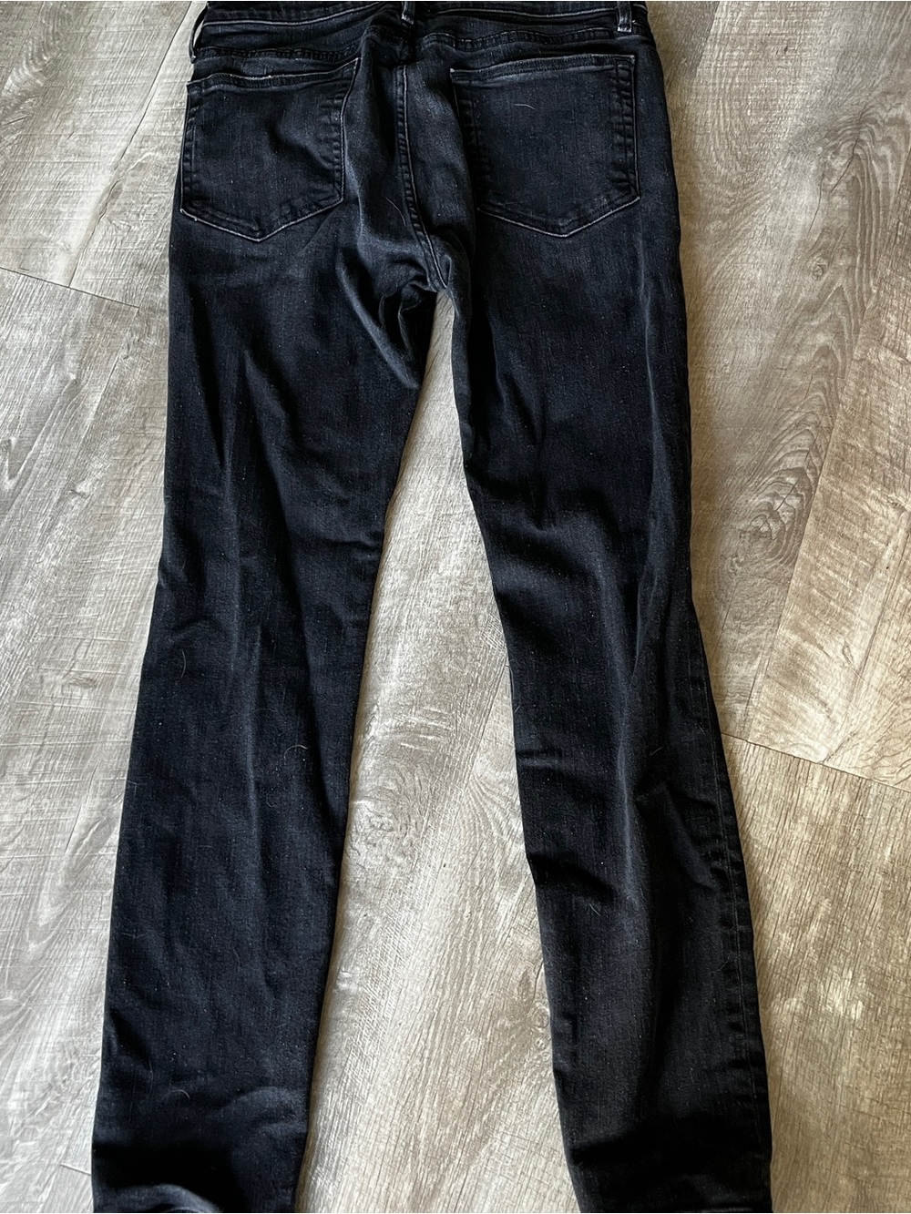 Frame Denim Black L'Homme Skinny Jeans